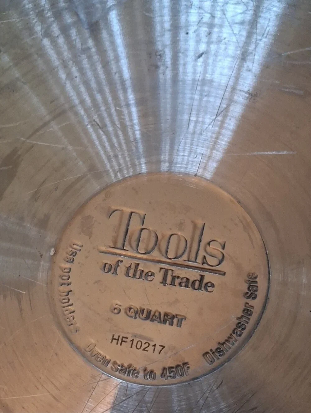 TOOLS OF THE TRADE PAN w/GLASS LID